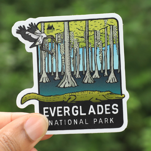 Everglades National Park Florida Est 1934 Flamingo Sticker Decal Embellishment