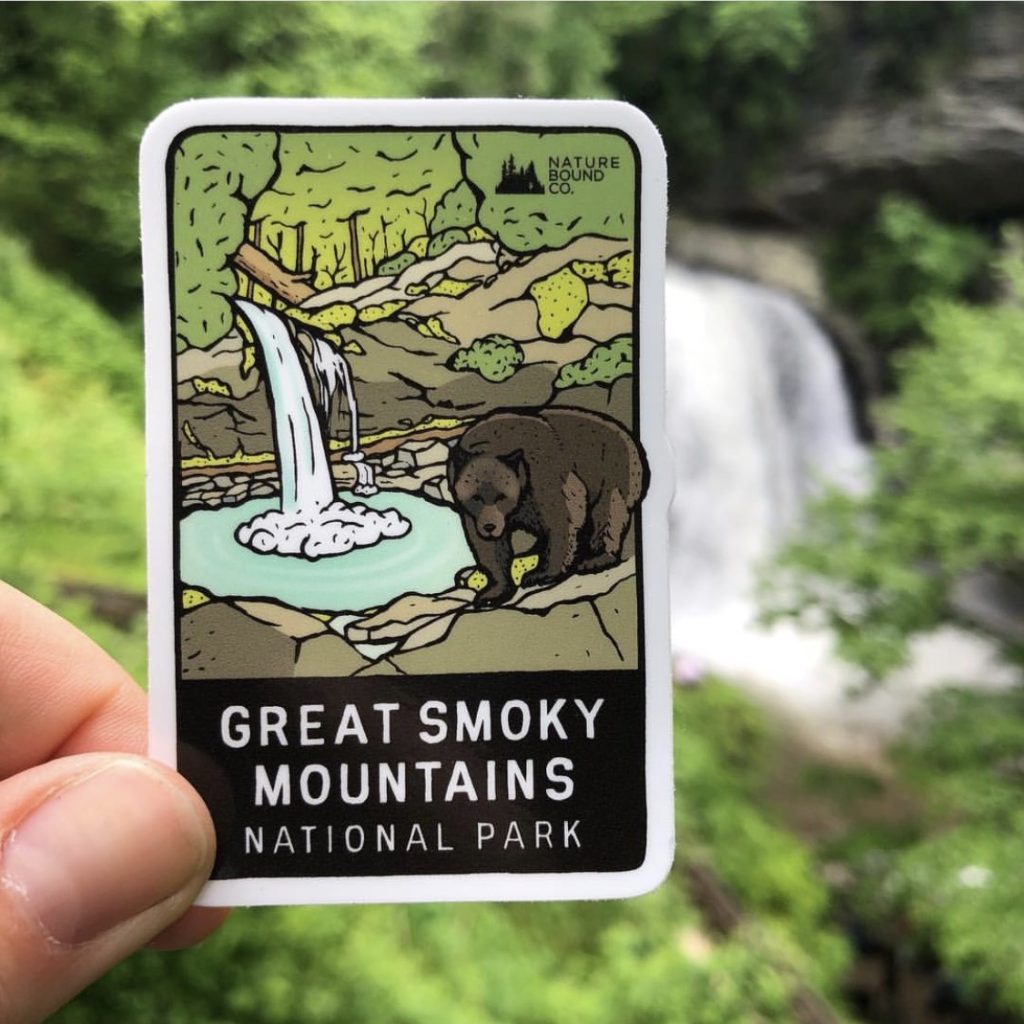 All Terrain Series Blue Ridge Mountains Sticker - Nature Inspired ...