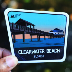 Clearwater Beach FL Cityscape Sticker