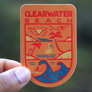 All Terrain Series Orange Clearwater Sticker