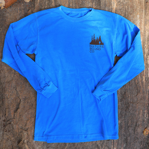 Greetings From Nature Long Sleeve Blue