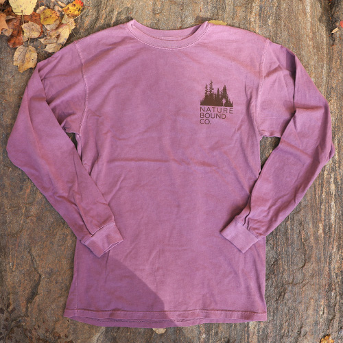 Greetings From Nature Purple Long Sleeve