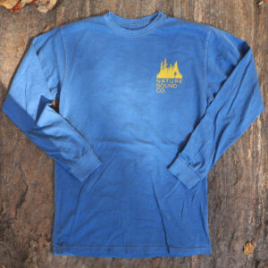 Happy Place Blue Long Sleeve Tee