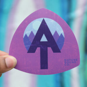 Appalachian Trail Purple Marker Sticker