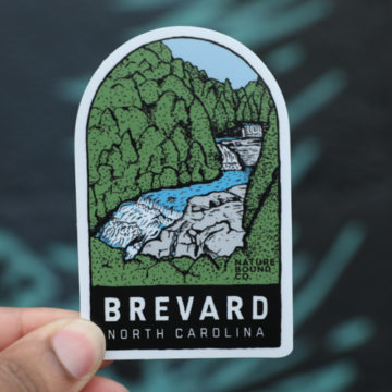 Brevard "Land of Waterfalls" Sticker