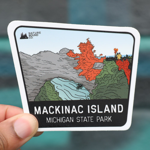 Mackinac Island Michigan Sticker