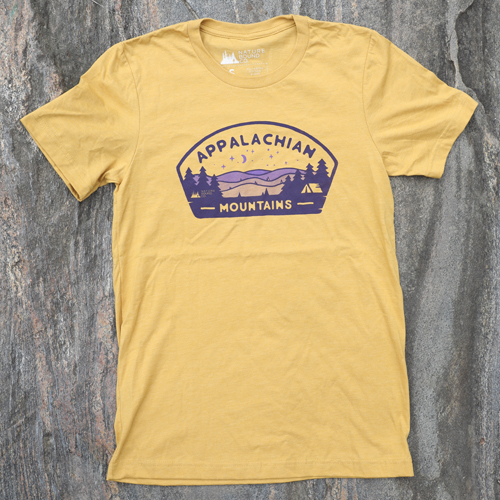 Appalachian Mountain Range Badge Tee Shirt