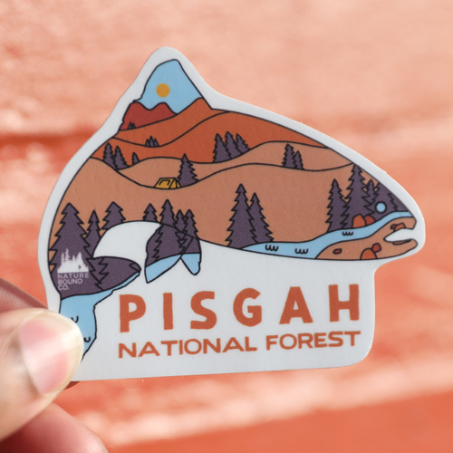 Wildlife Series Trout Day Pisgah National Forest Sticker